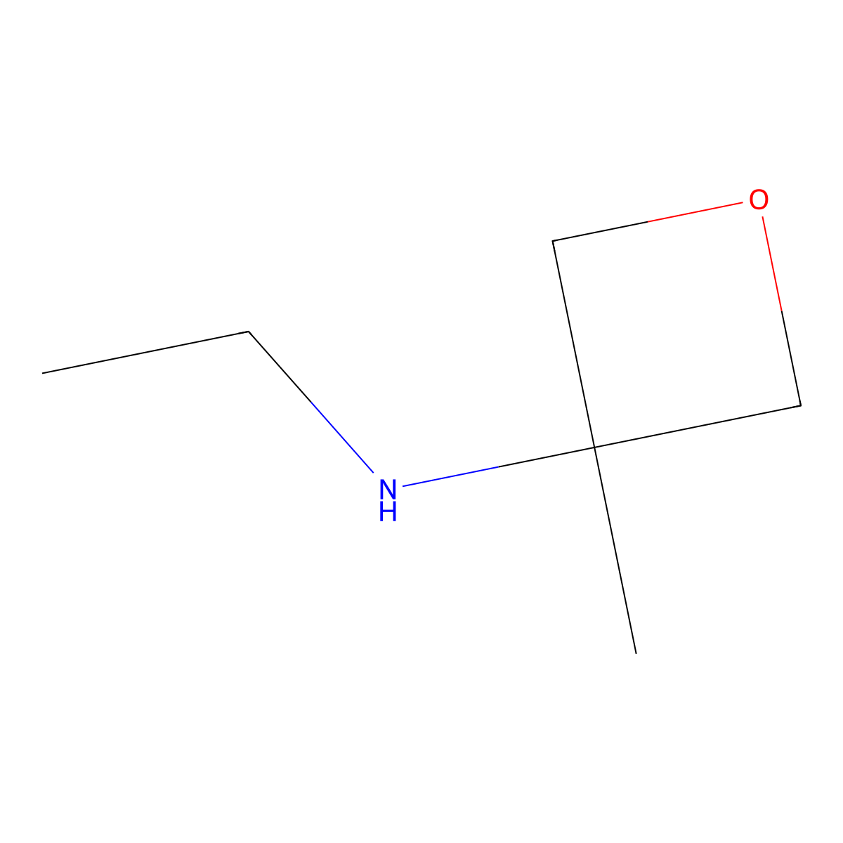 N-Ethyl-3-methyloxetan-3-amine molecular structure, CAS 1448960-70-0