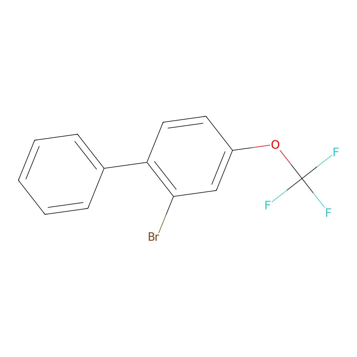 2-Bromo-4-(trifluoromethoxy)biphenyl molecular structure, CAS 1449008-27-8