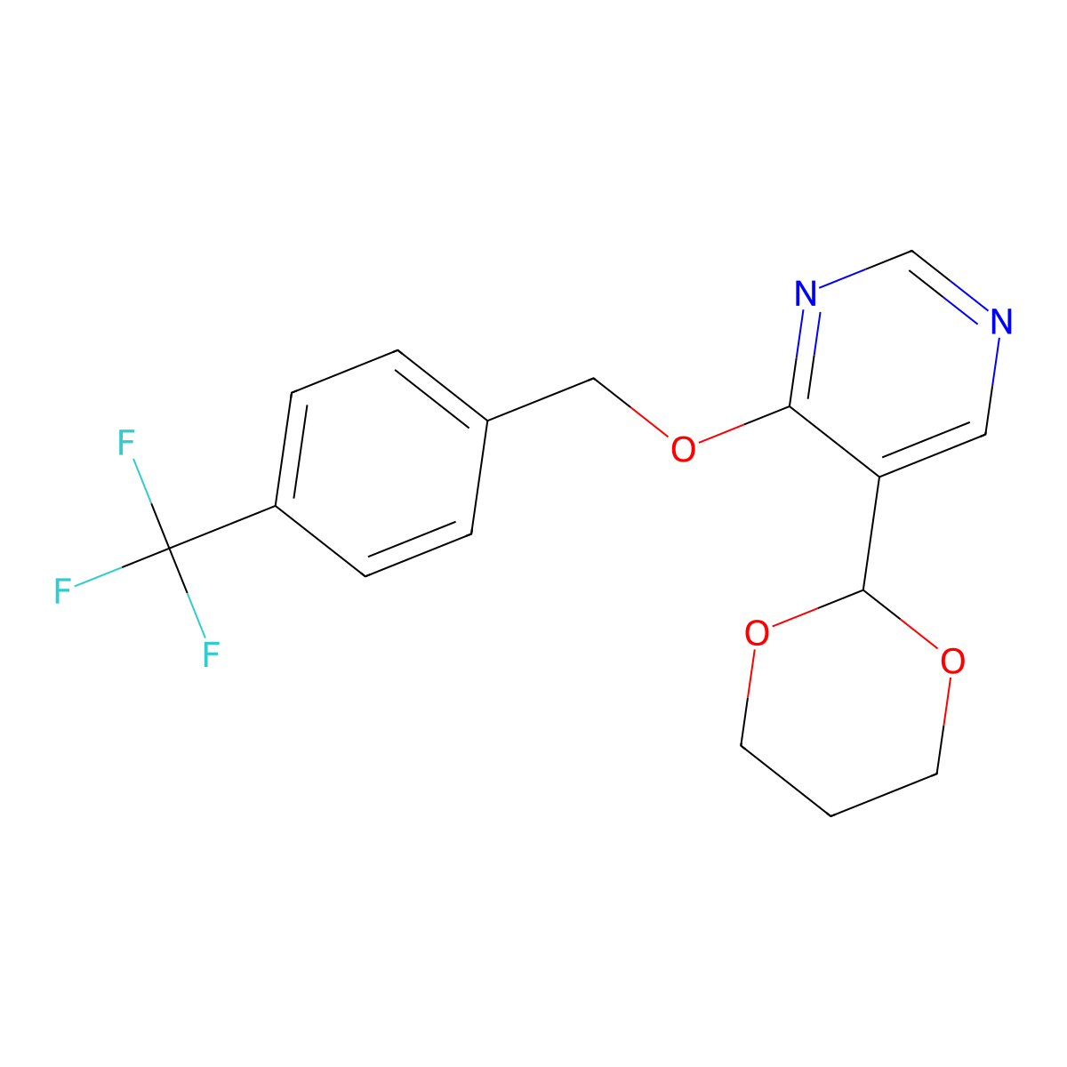 Benzpyrimoxan molecular structure, CAS 1449021-97-9