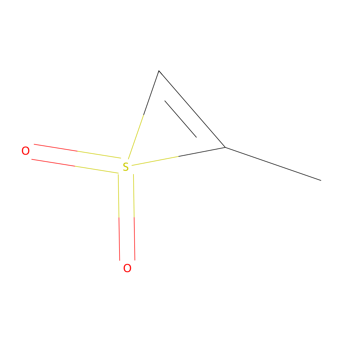 Thiirene, methyl-, 1,1-dioxide- molecular structure, CAS 14491-01-1