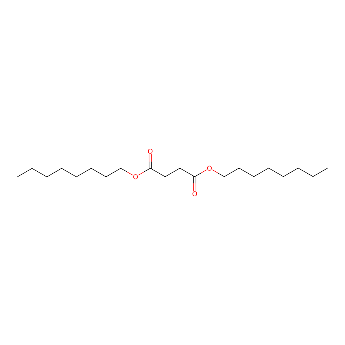 Dicapryl Succinate molecular structure, CAS 14491-66-8