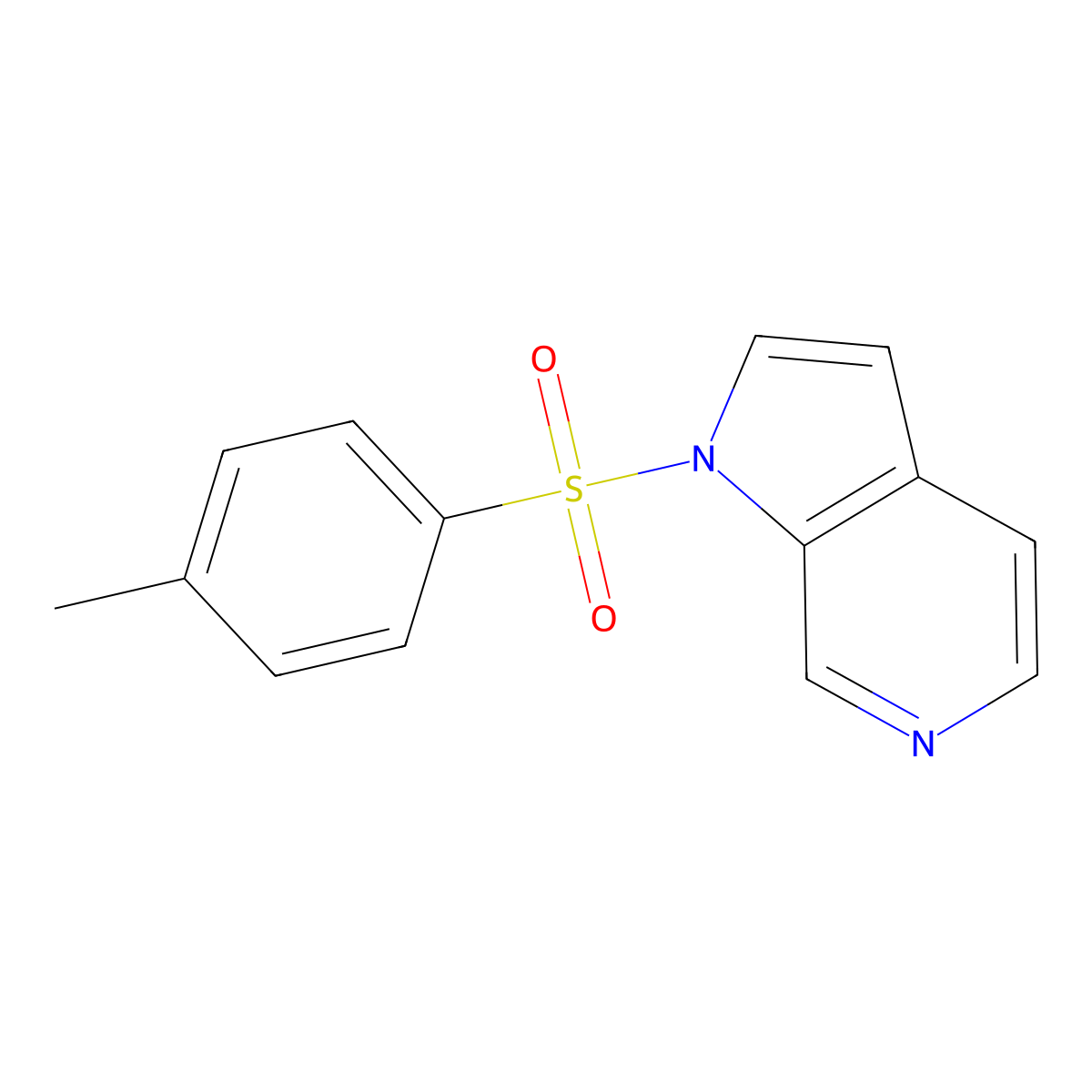 1-Tosyl-1H-pyrrolo[2,3-C]pyridine molecular structure, CAS 1449115-33-6