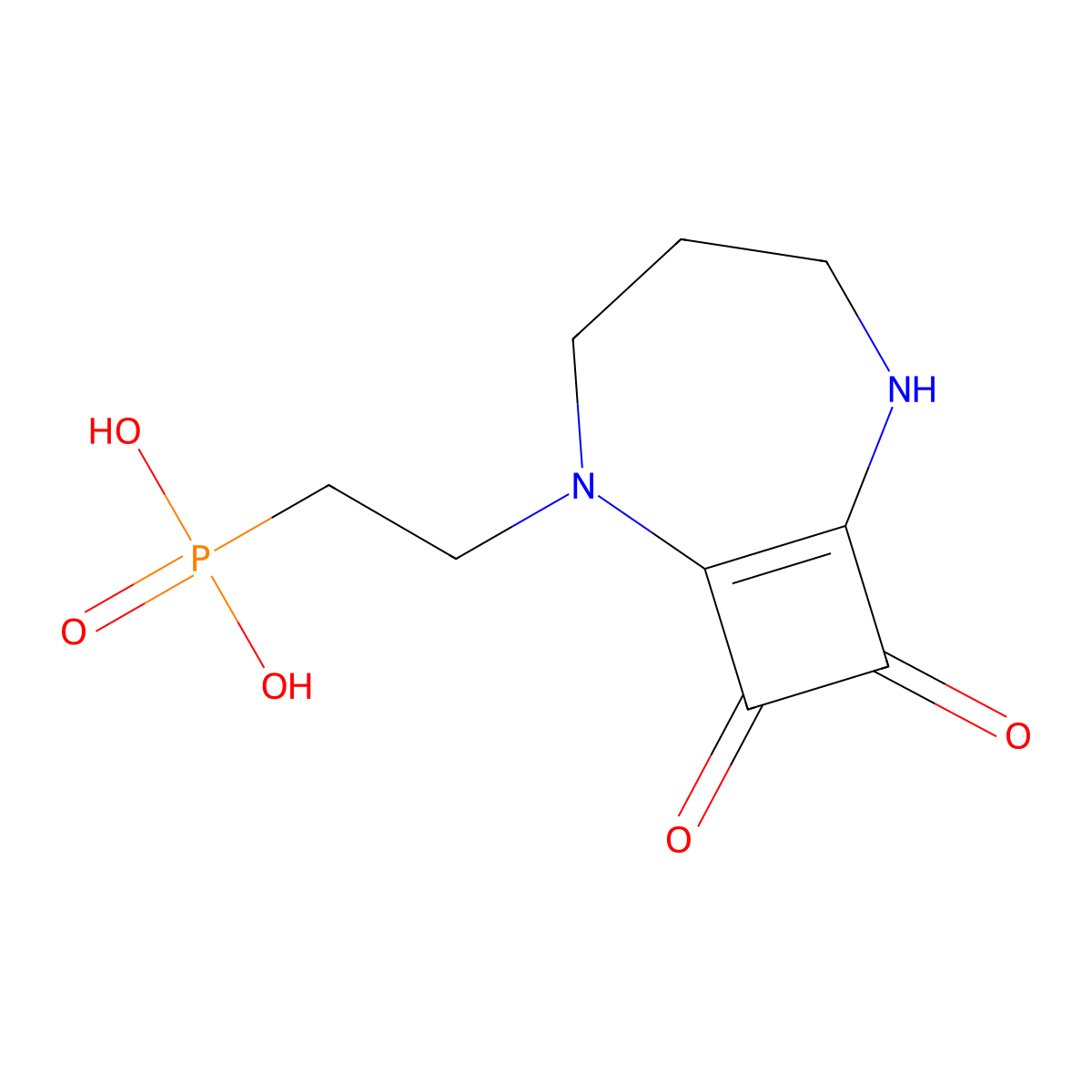 Perzinfotel molecular structure, CAS 144912-63-0