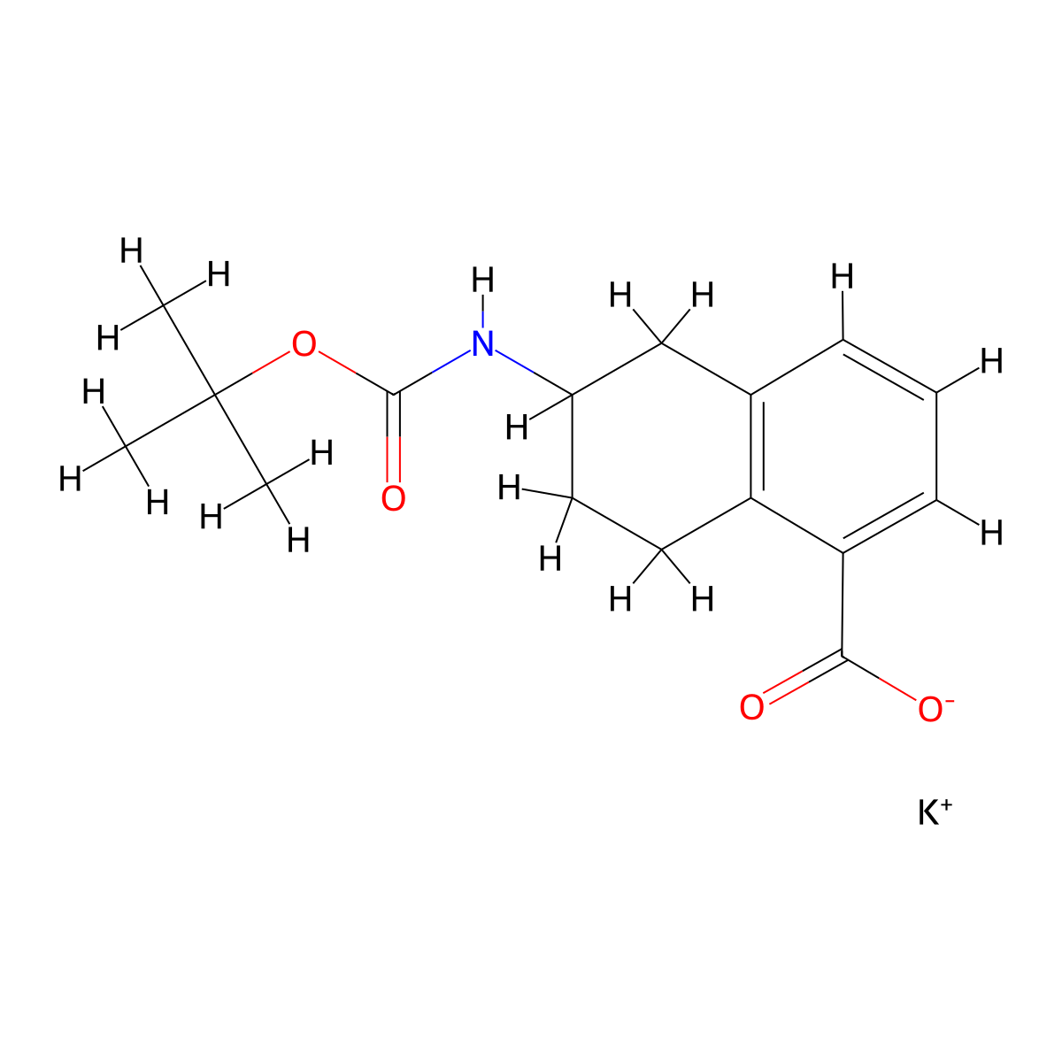6-{[(Tert-butoxy)carbonyl]amino}-5,6,7,8-tetrahydronaphthalene-1-carboxylic acid molecular structure, CAS 1449201-17-5