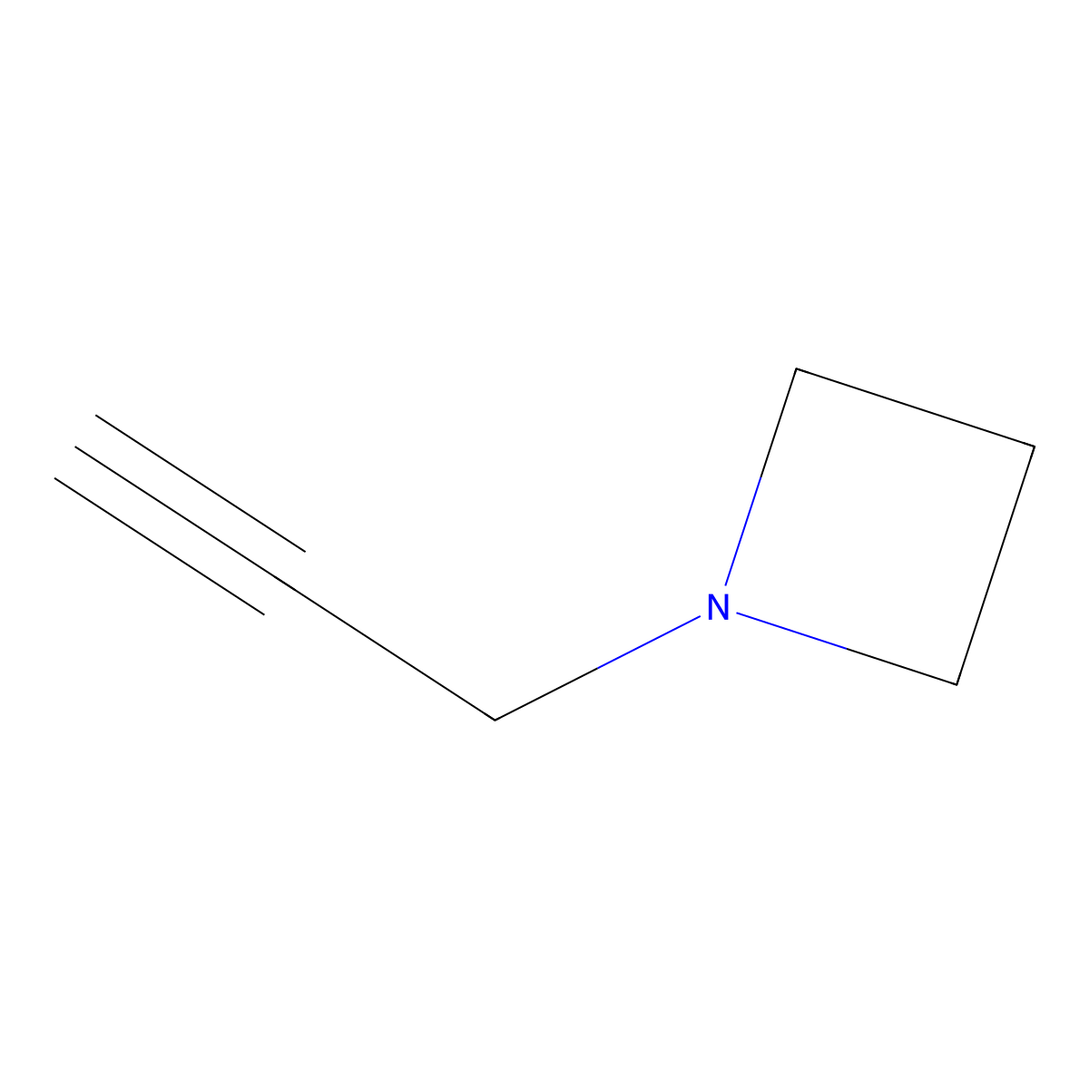 1-(2-Propyn-1-yl)azetidine molecular structure, CAS 1449201-23-3