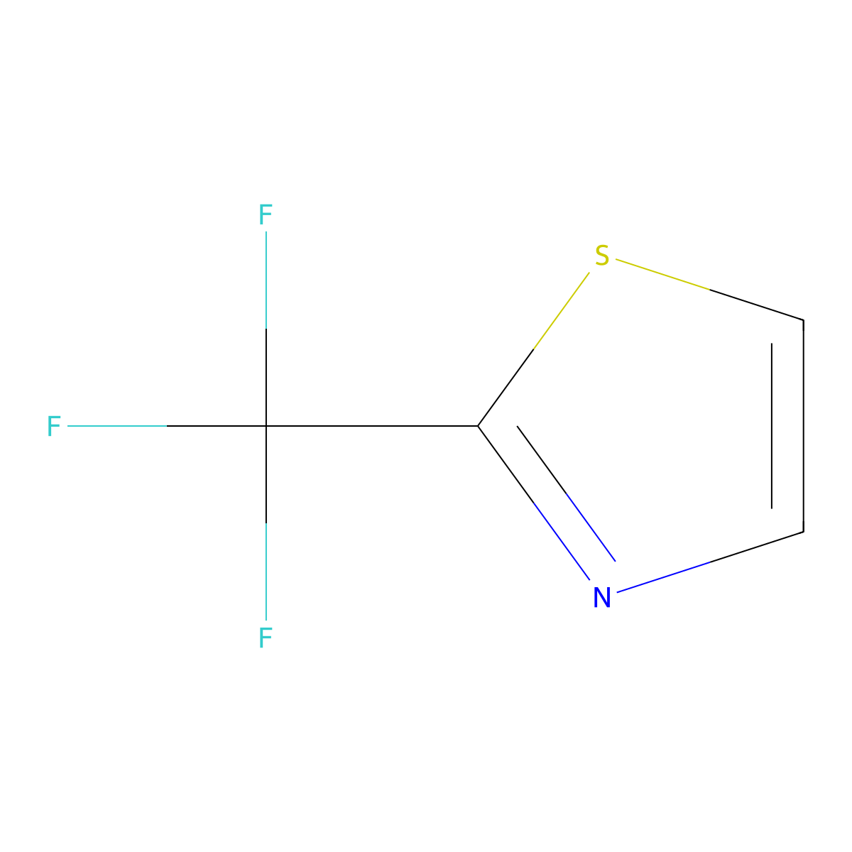 2-(Trifluoromethyl)-1,3-thiazole molecular structure, CAS 1449334-50-2