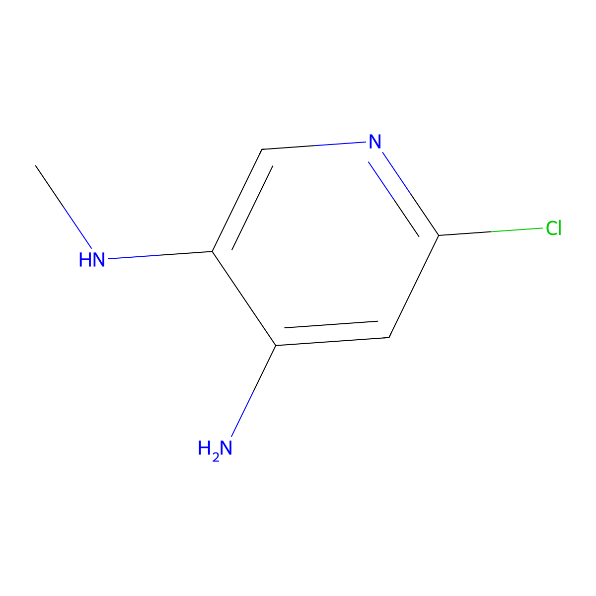 6-Chloro-N3-methylpyridine-3,4-diamine molecular structure, CAS 1449515-83-6