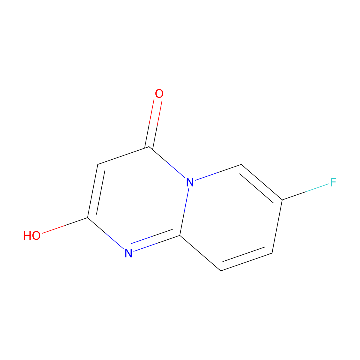 7-fluoro-2-hydroxy-4H-pyrido[1,2-a]pyrimidin-4-one molecular structure, CAS 1449598-85-9