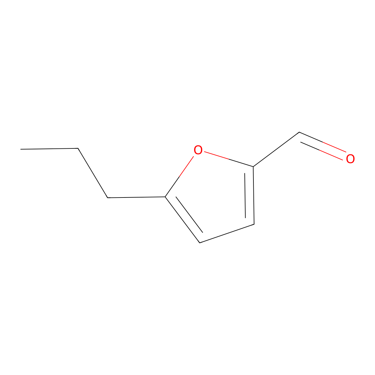 5-Propylfuran-2-carbaldehyde molecular structure, CAS 14497-27-9