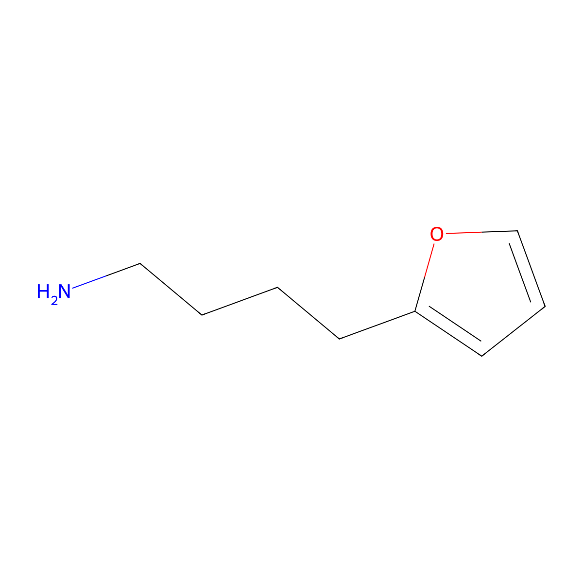4-(Furan-2-yl)butan-1-amine molecular structure, CAS 14498-69-2