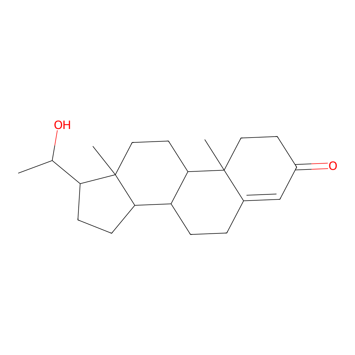 20alpha-Dihydroprogesterone molecular structure, CAS 145-14-2