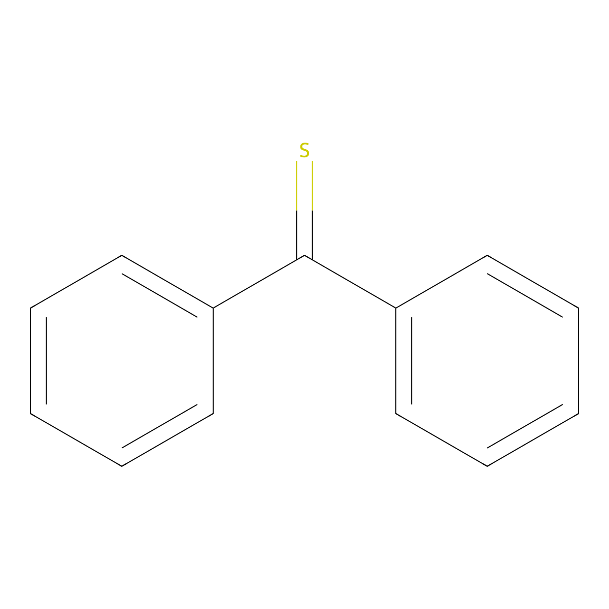 Thiobenzophenone molecular structure, CAS 1450-31-3