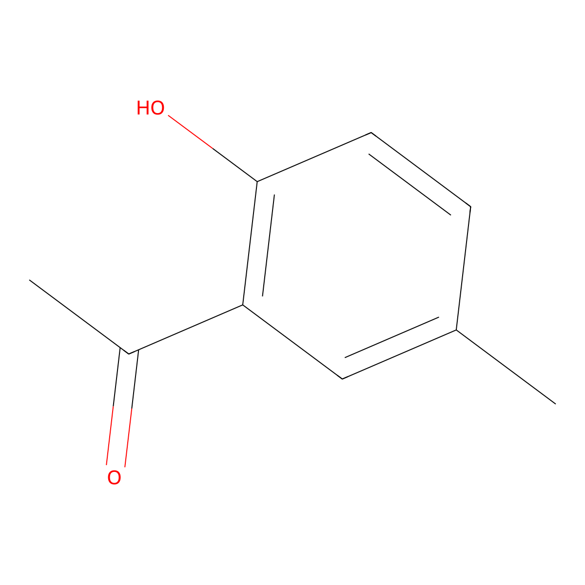 2-Hydroxy-5-methylacetophenone molecular structure, CAS 1450-72-2