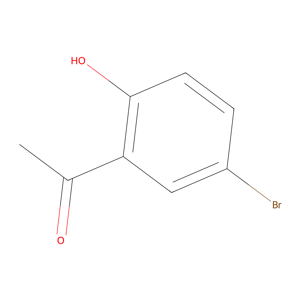 5'-Bromo-2'-hydroxyacetophenone molecular structure, CAS 1450-75-5