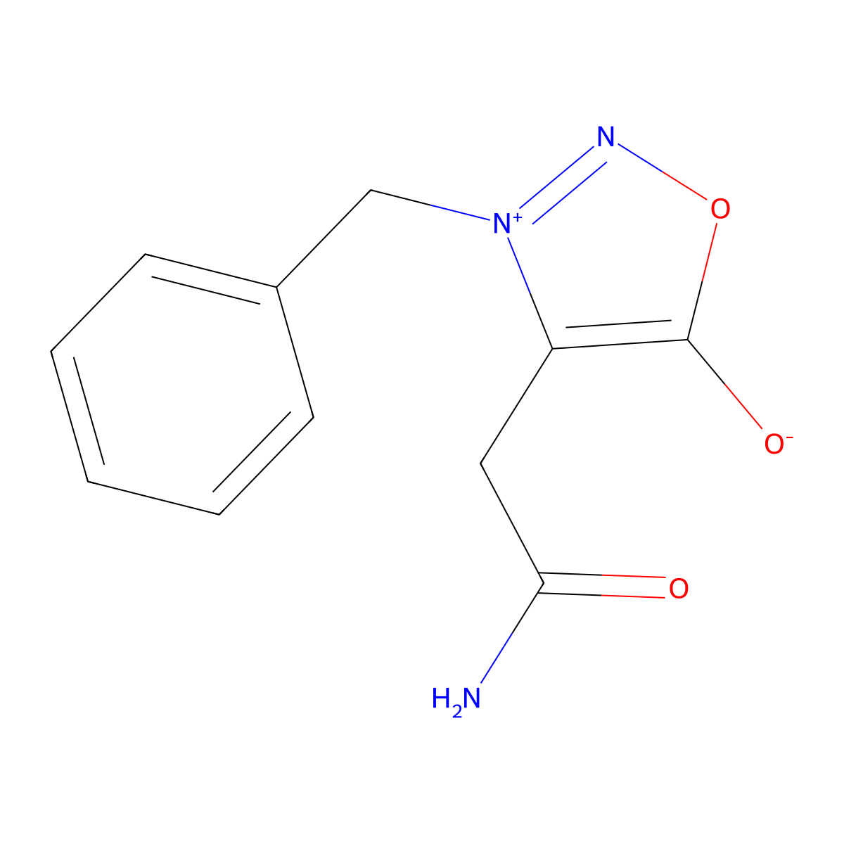 3-Benzylsydnone-4-acetamide molecular structure, CAS 14504-15-5
