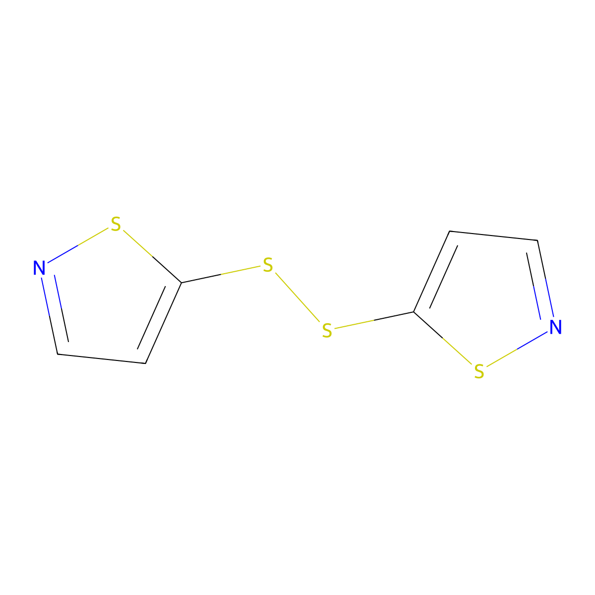 1,2-Bis(isothiazol-5-yl)disulfane molecular structure, CAS 1450644-28-6