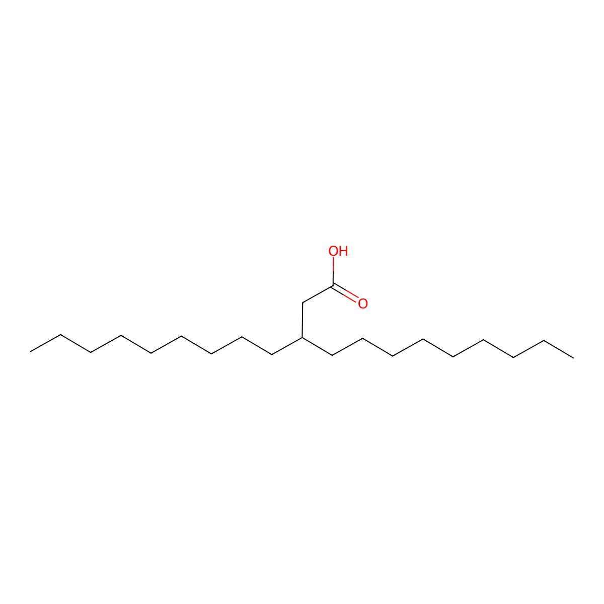 3-Nonyldodecanoic acid molecular structure, CAS 145066-77-9