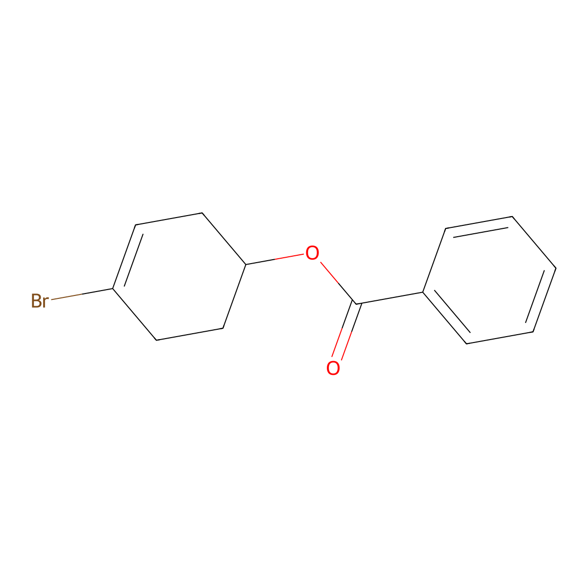 4-Bromocyclohex-3-en-1-yl benzoate molecular structure, CAS 1450812-66-4