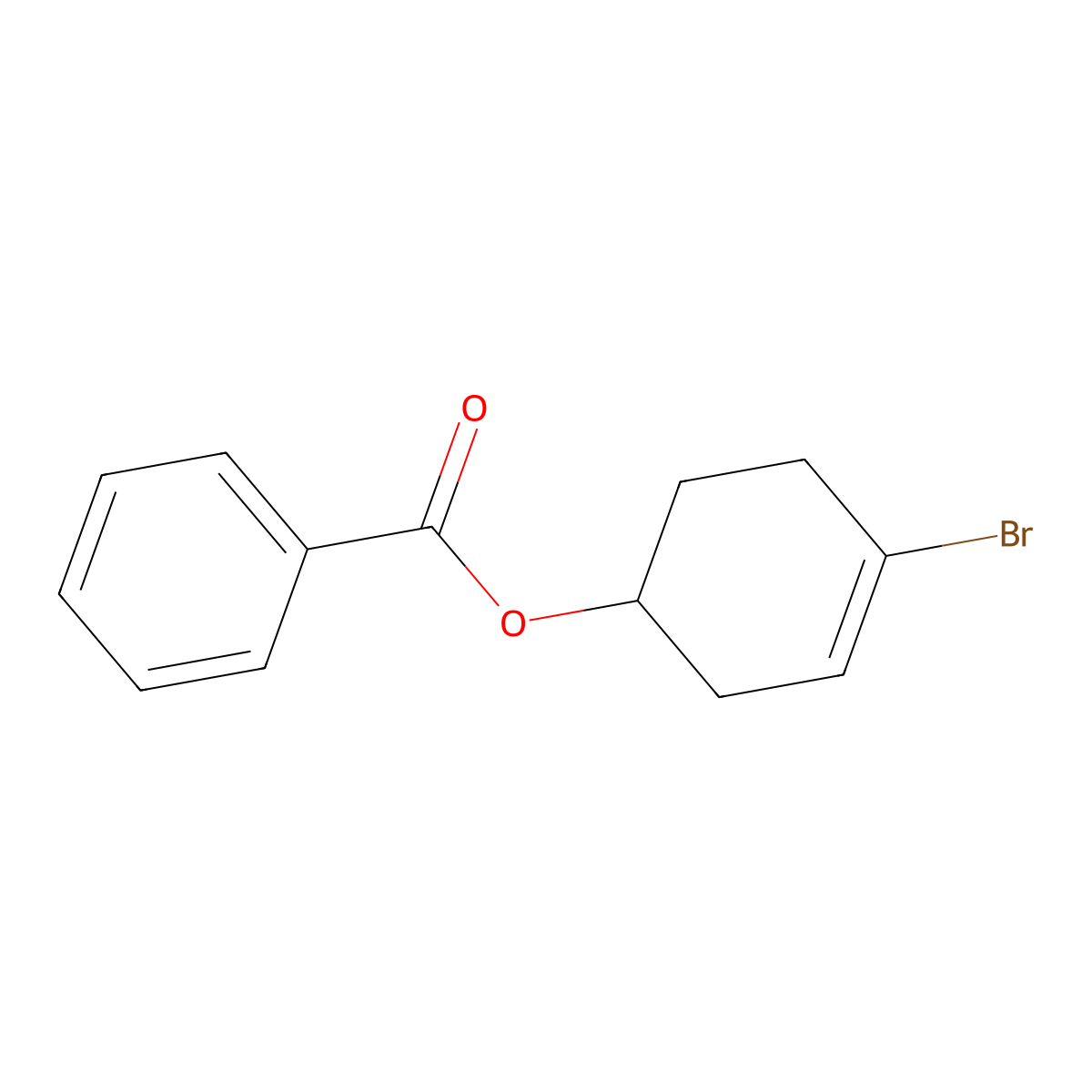 4-Bromocyclohex-3-en-1-yl benzoate molecular structure, CAS 1450812-66-4