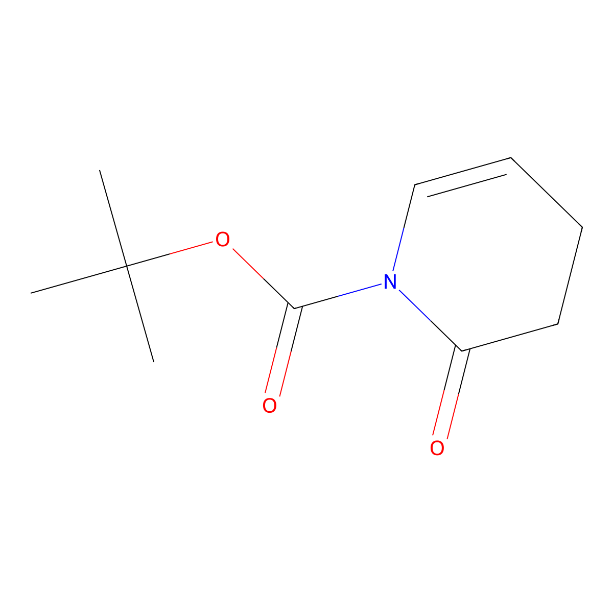 Tert-butyl 2-oxo-1,2,3,4-tetrahydropyridine-1-carboxylate molecular structure, CAS 1450882-23-1