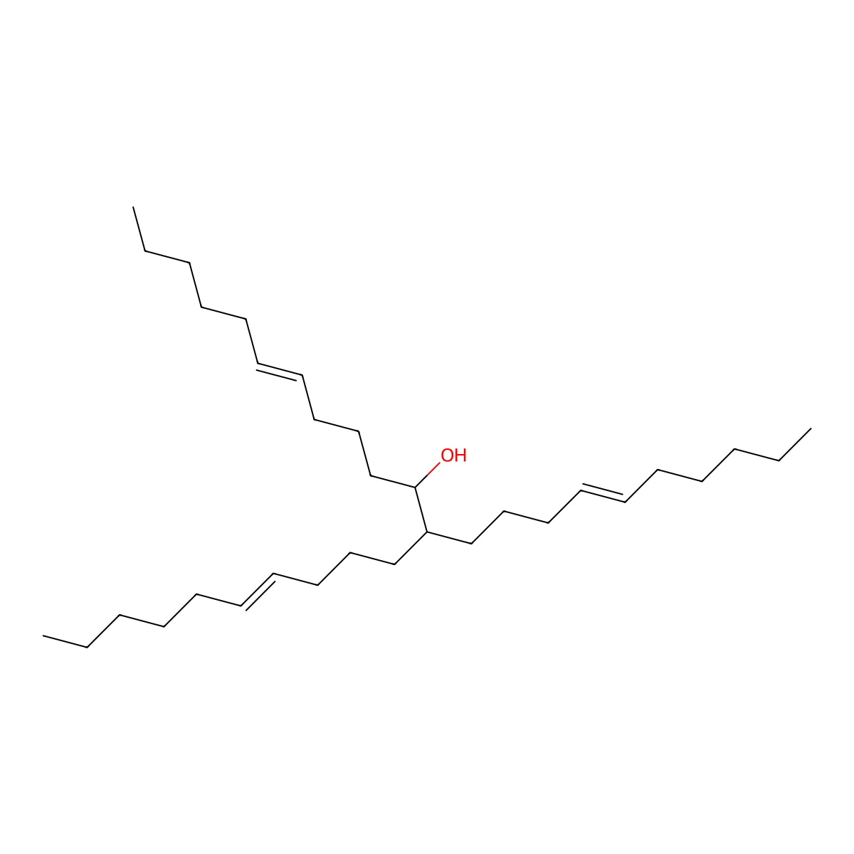 (6Z,16Z)-12-((Z)-dec-4-enyl)docosa-6,16-dien-11-ol molecular structure, CAS 1450888-61-5