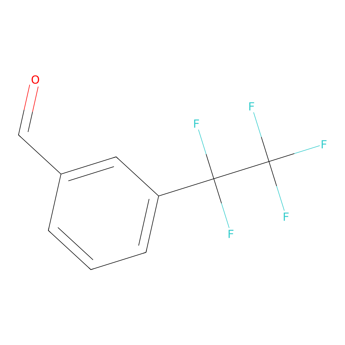 3-(Pentafluoroethyl)benzaldehyde molecular structure, CAS 1450909-97-3