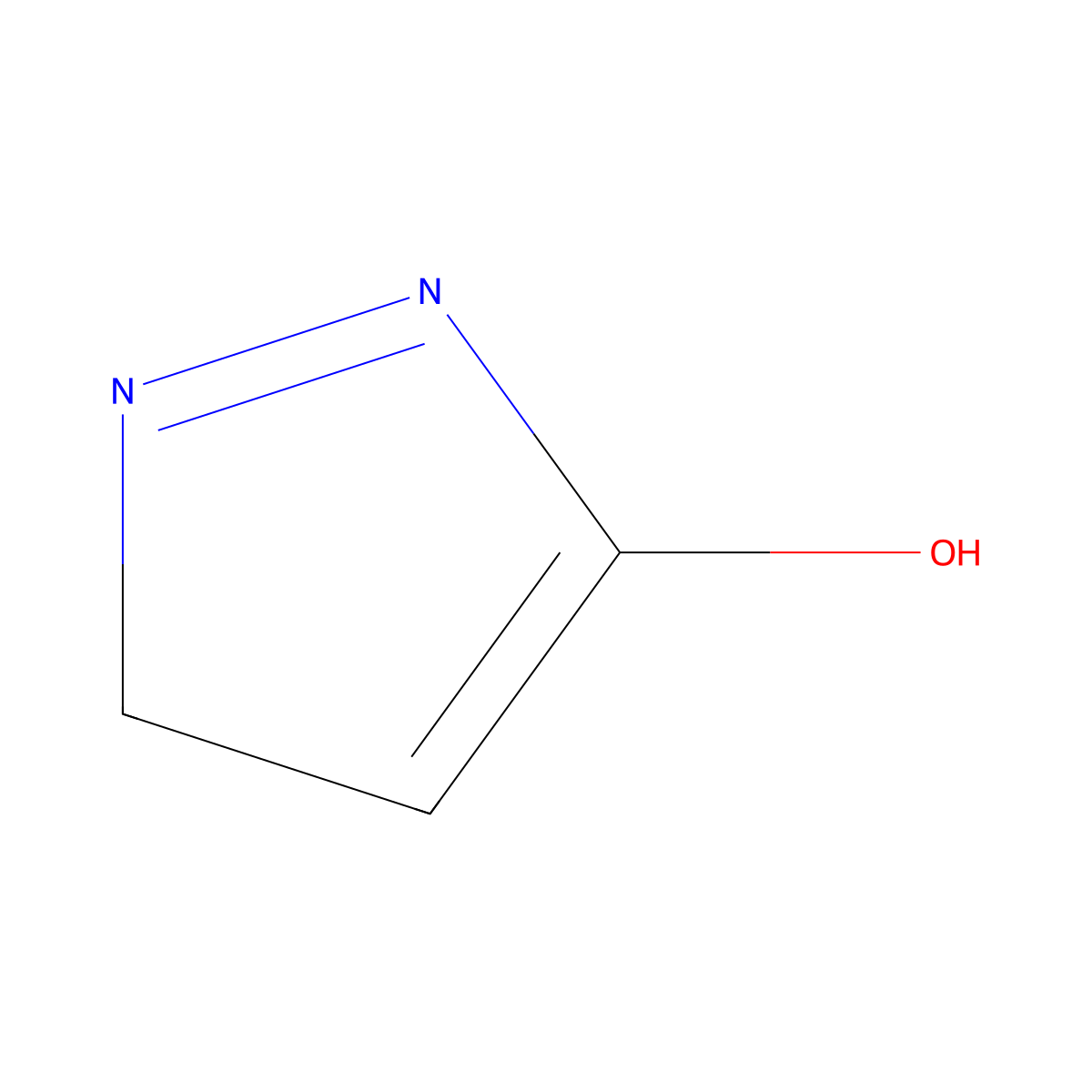3H-Pyrazol-5-ol molecular structure, CAS 145091-84-5