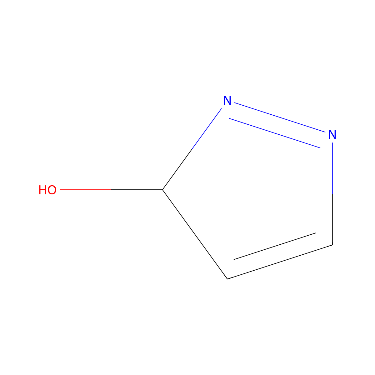 3H-Pyrazol-3-ol molecular structure, CAS 145091-86-7