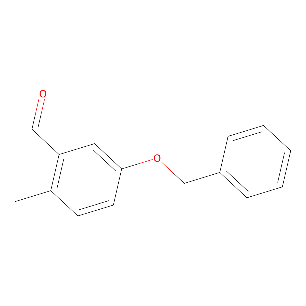 5-(Benzyloxy)-2-methylbenzaldehyde molecular structure, CAS 1450931-38-0
