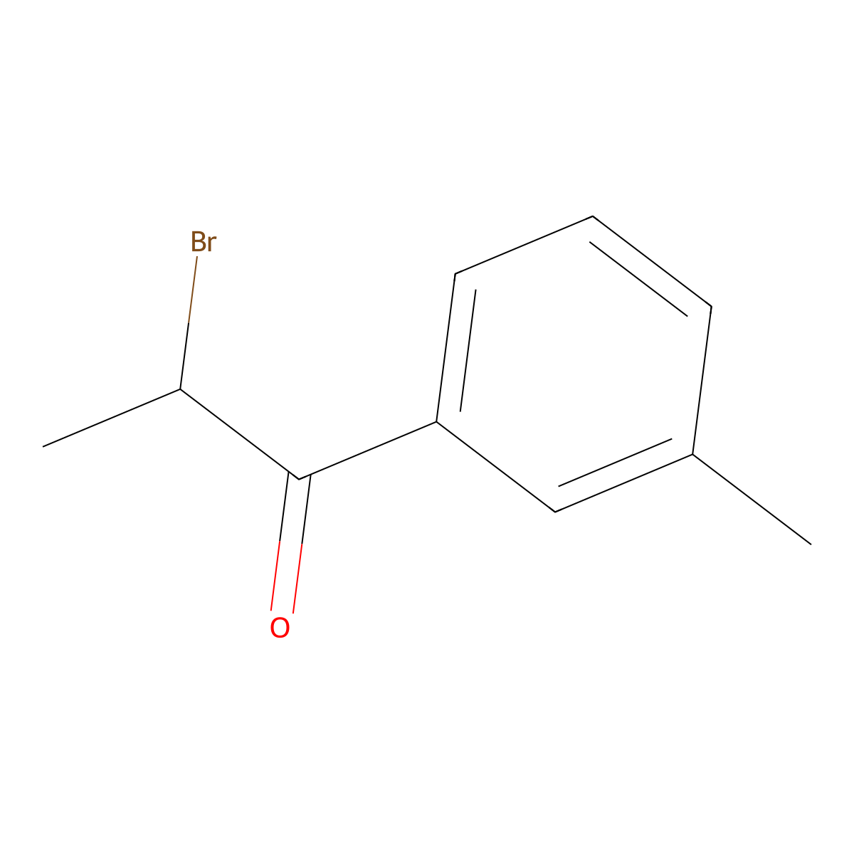 2-Bromo-1-(3-methylphenyl)-1-propanone molecular structure, CAS 1451-83-8