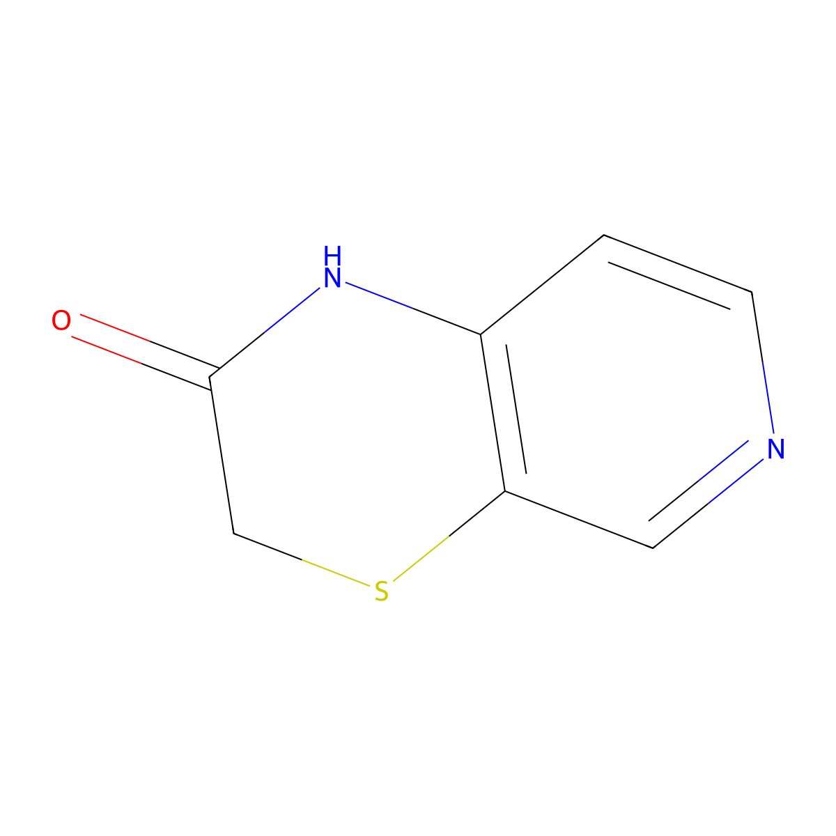 1H-pyrido[3,4-b][1,4]thiazin-2(3H)-one molecular structure, CAS 1451041-77-2