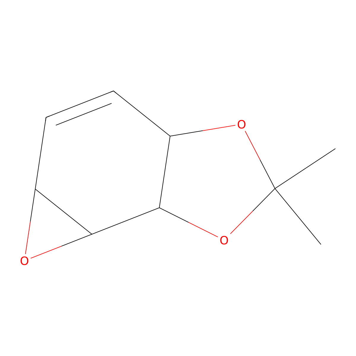 (3Ar,5aR,6aR,6bR)-2,2-dimethyl-3a,5a,6a,6b-tetrahydrooxireno[2,3-g][1,3]benzodioxole molecular structure, CAS 145107-27-3