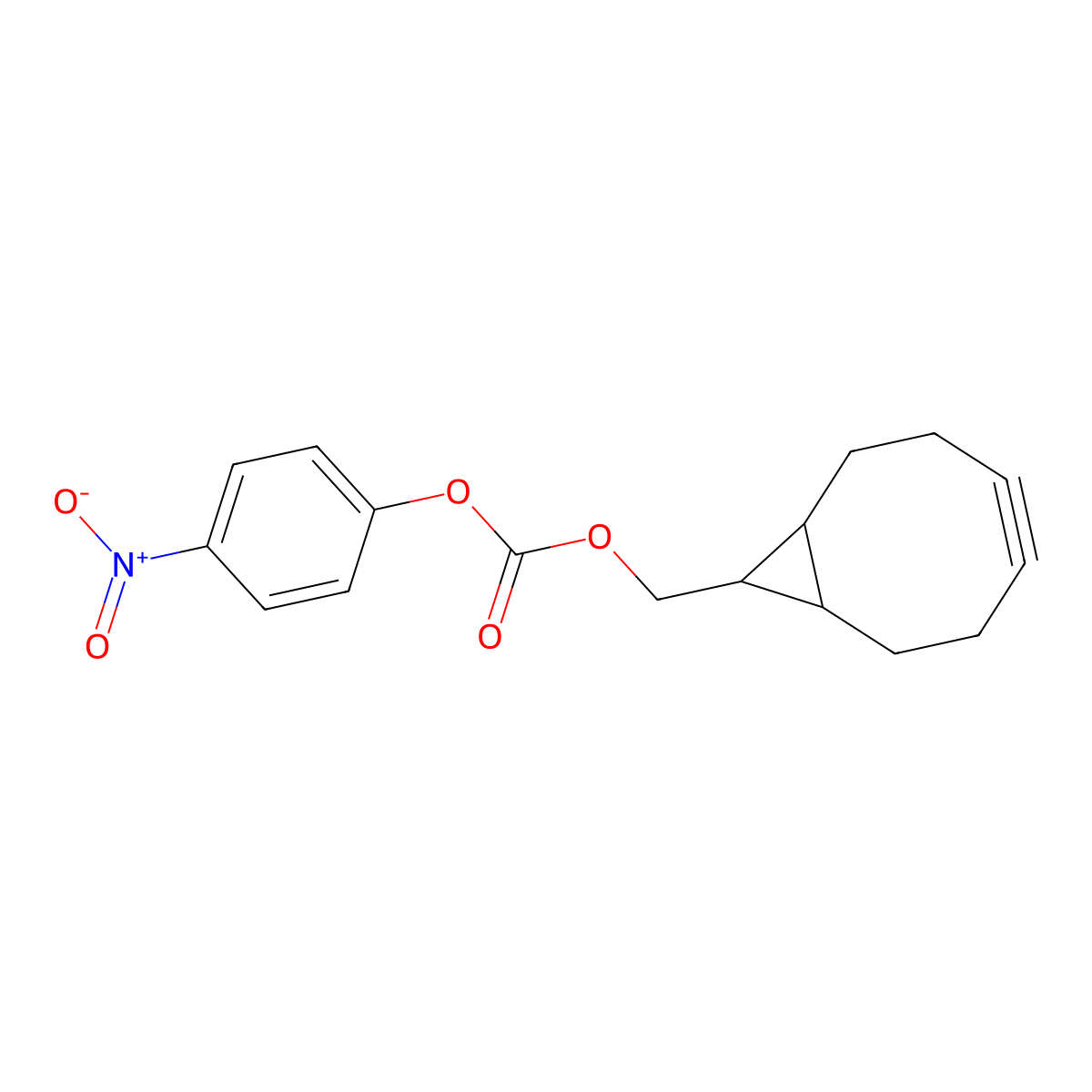 Bicyclo[6.1.0]non-4-yn-9-ylmethyl (4-nitrophenyl) carbonate molecular structure, CAS 1451095-01-4