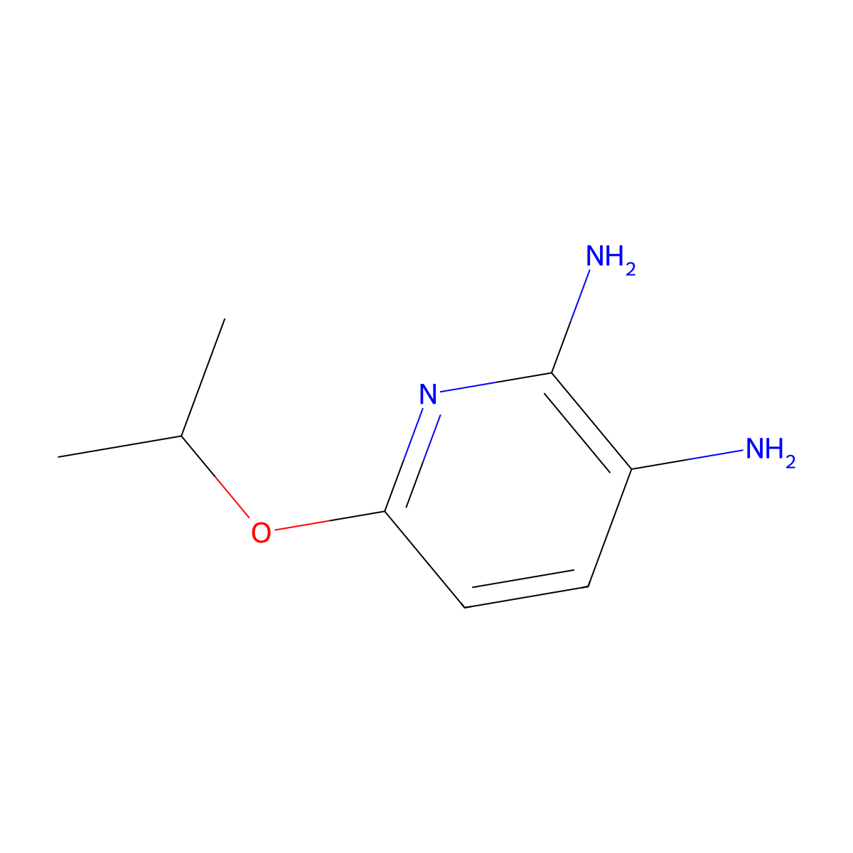 6-(Propan-2-yloxy)pyridine-2,3-diamine molecular structure, CAS 1451208-81-3
