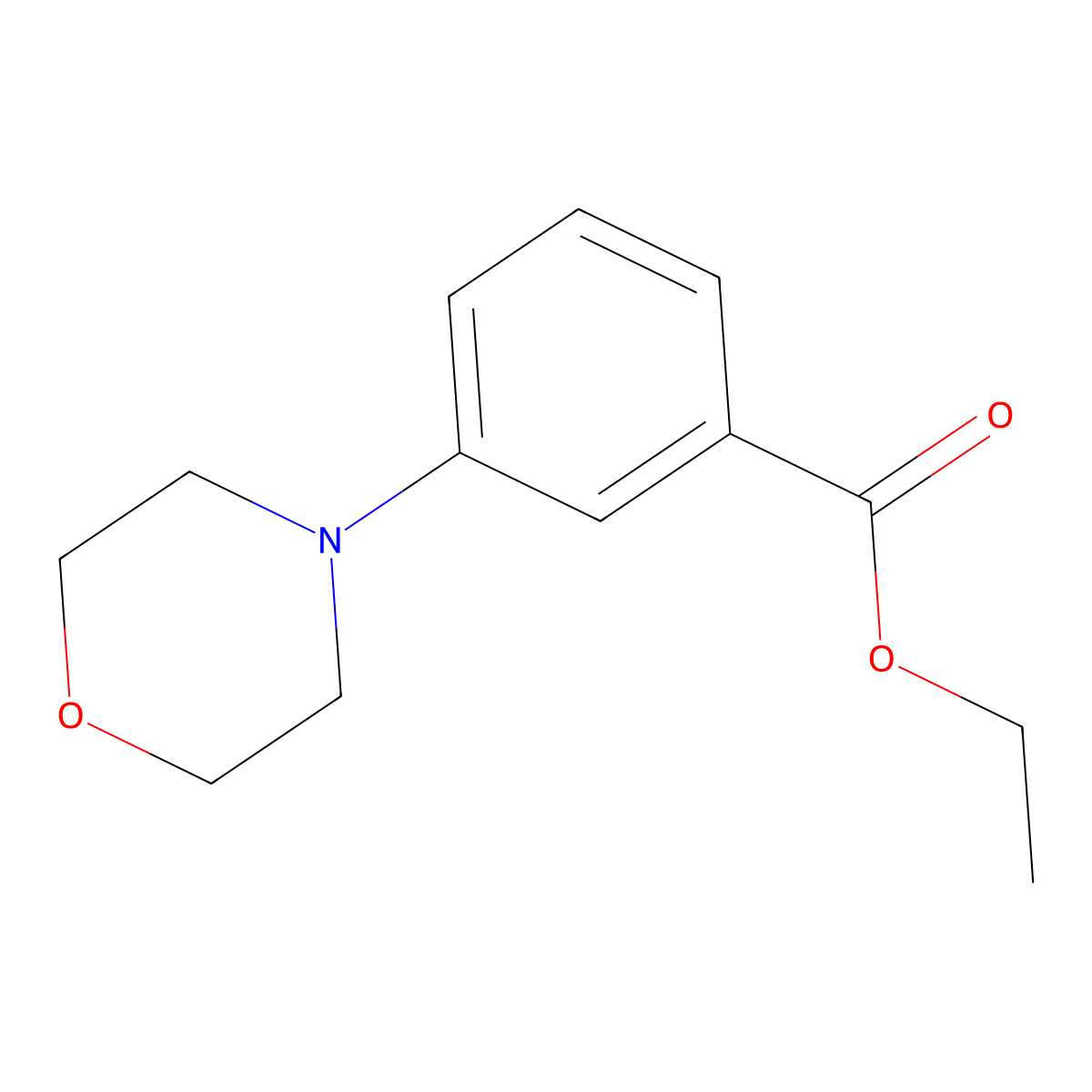 Ethyl 3-morpholinobenzoate molecular structure, CAS 145127-37-3