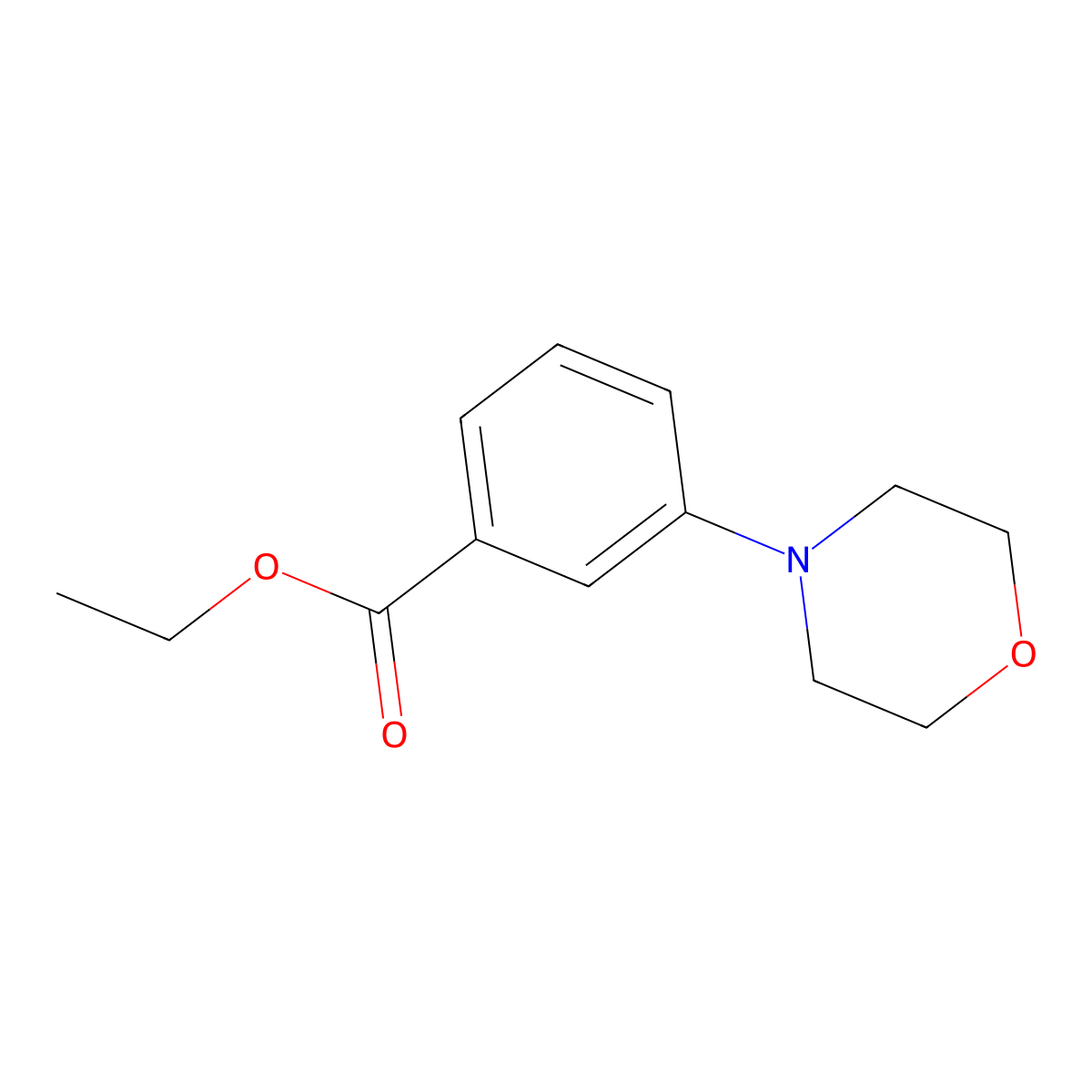 Ethyl 3-morpholinobenzoate molecular structure, CAS 145127-37-3