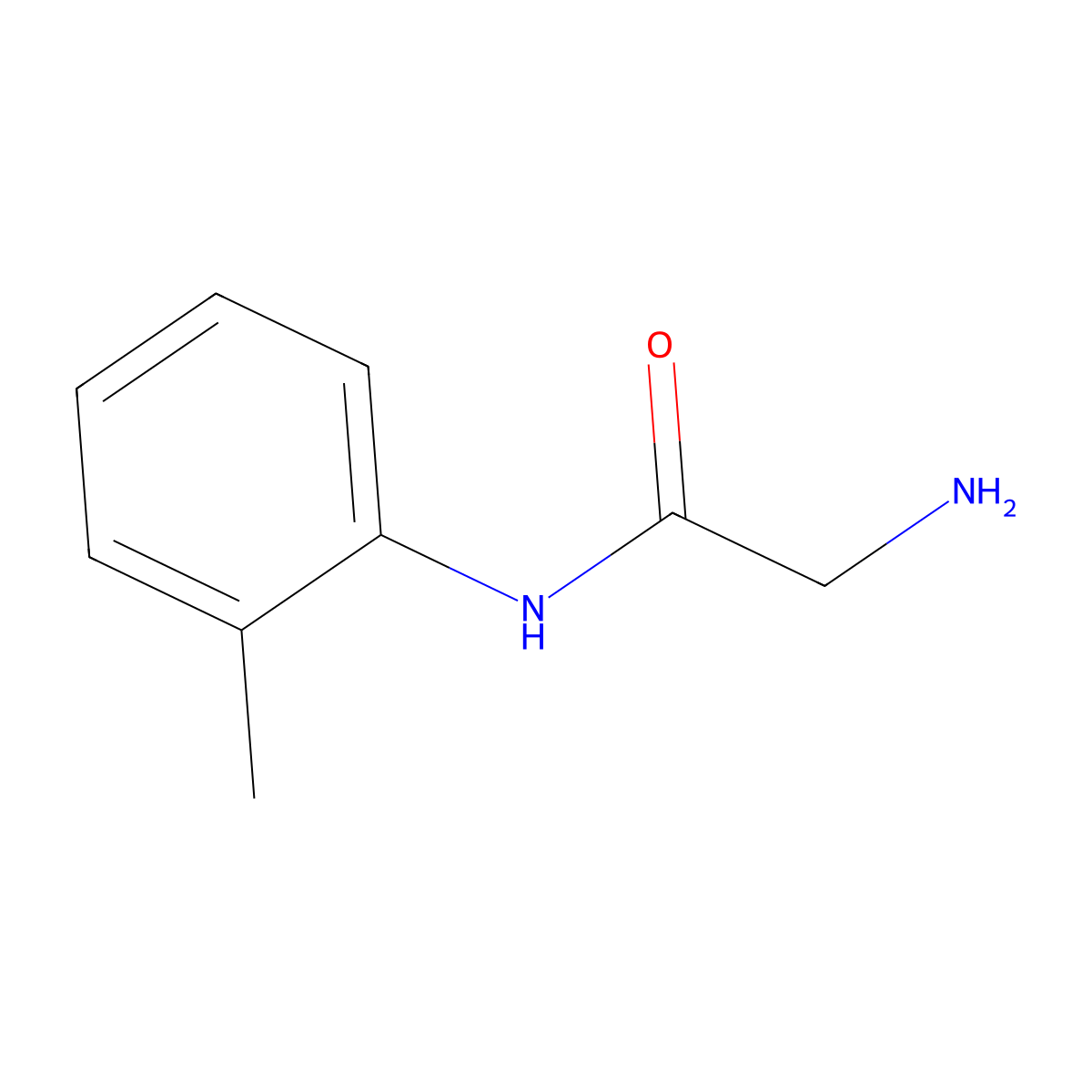 N~1~-(2-Methylphenyl)glycinamide molecular structure, CAS 145133-90-0