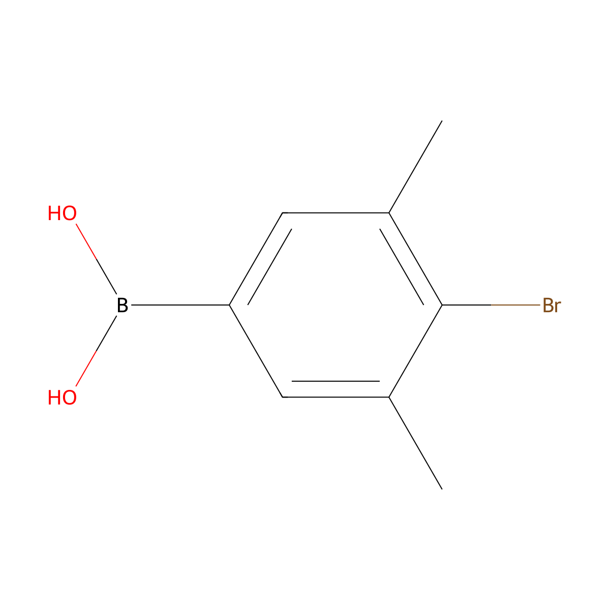 4-Bromo-3,5-dimethylphenylboronic acid molecular structure, CAS 1451391-45-9