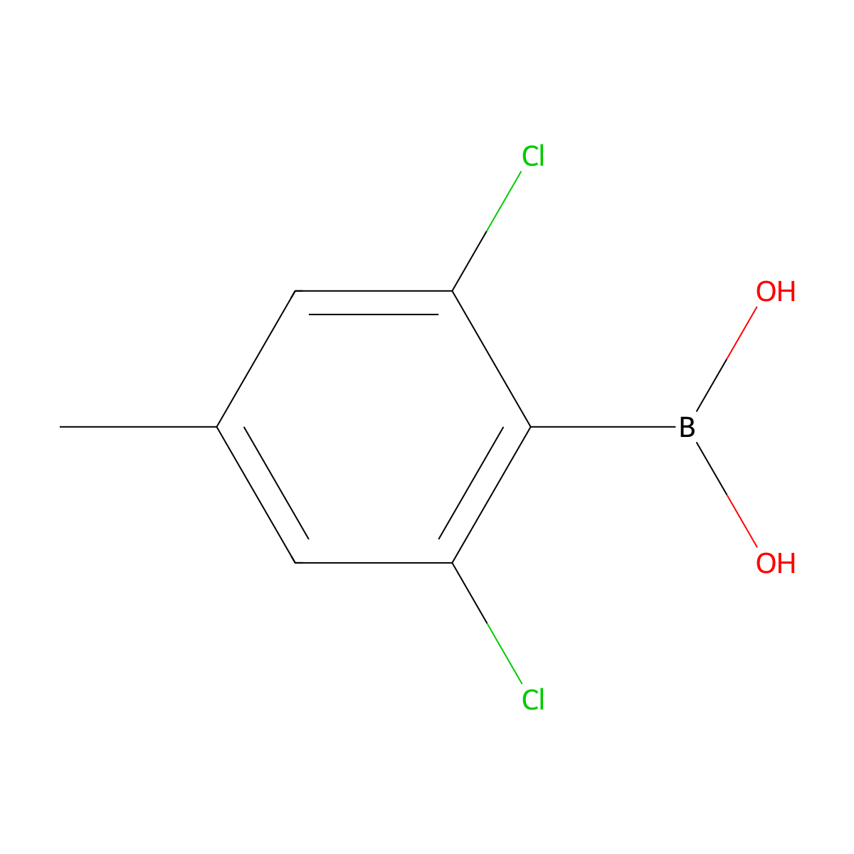 2,6-Dichloro-4-methylphenylboronic acid molecular structure, CAS 1451391-51-7