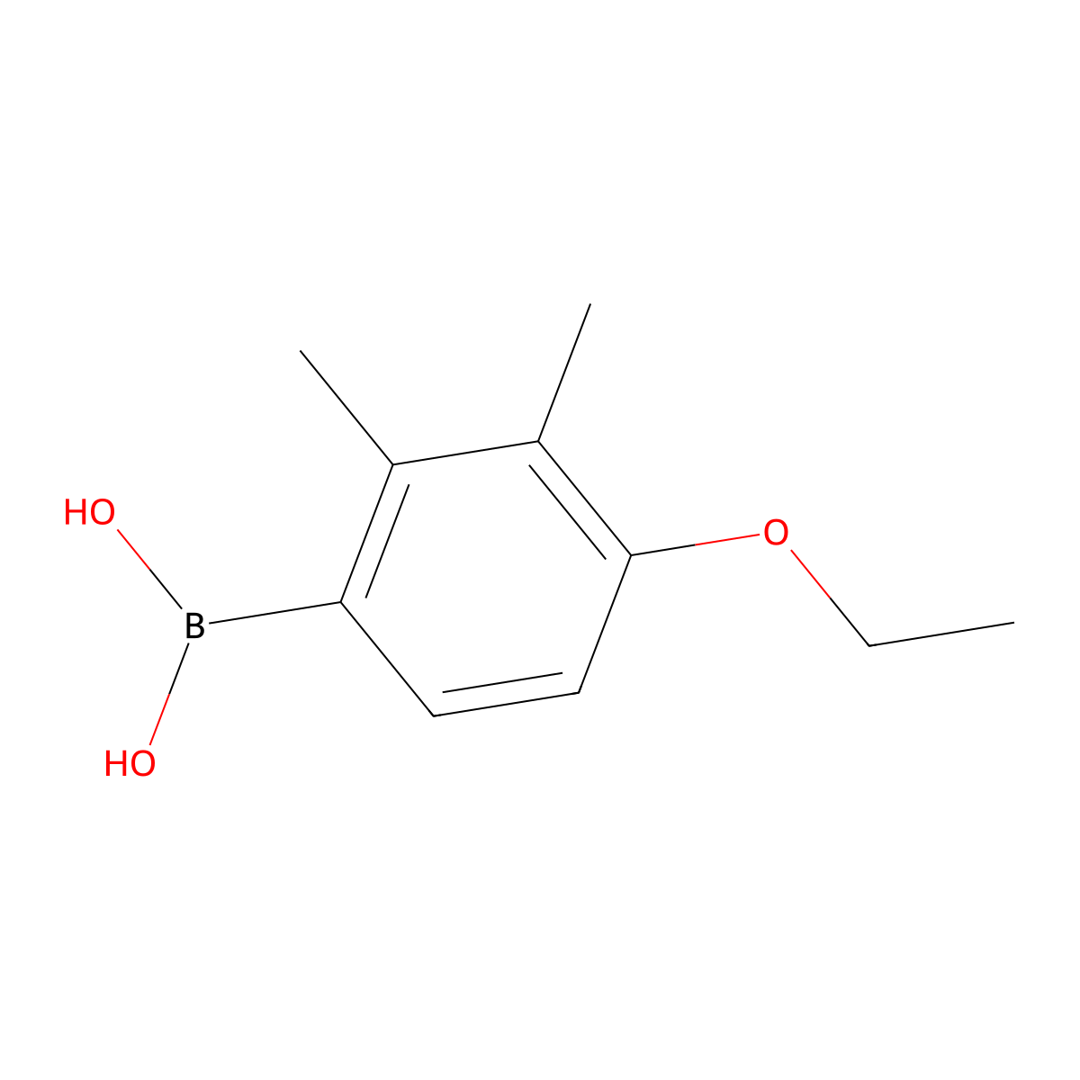 4-Ethoxy-2,3-dimethylphenylboronic acid molecular structure, CAS 1451391-67-5