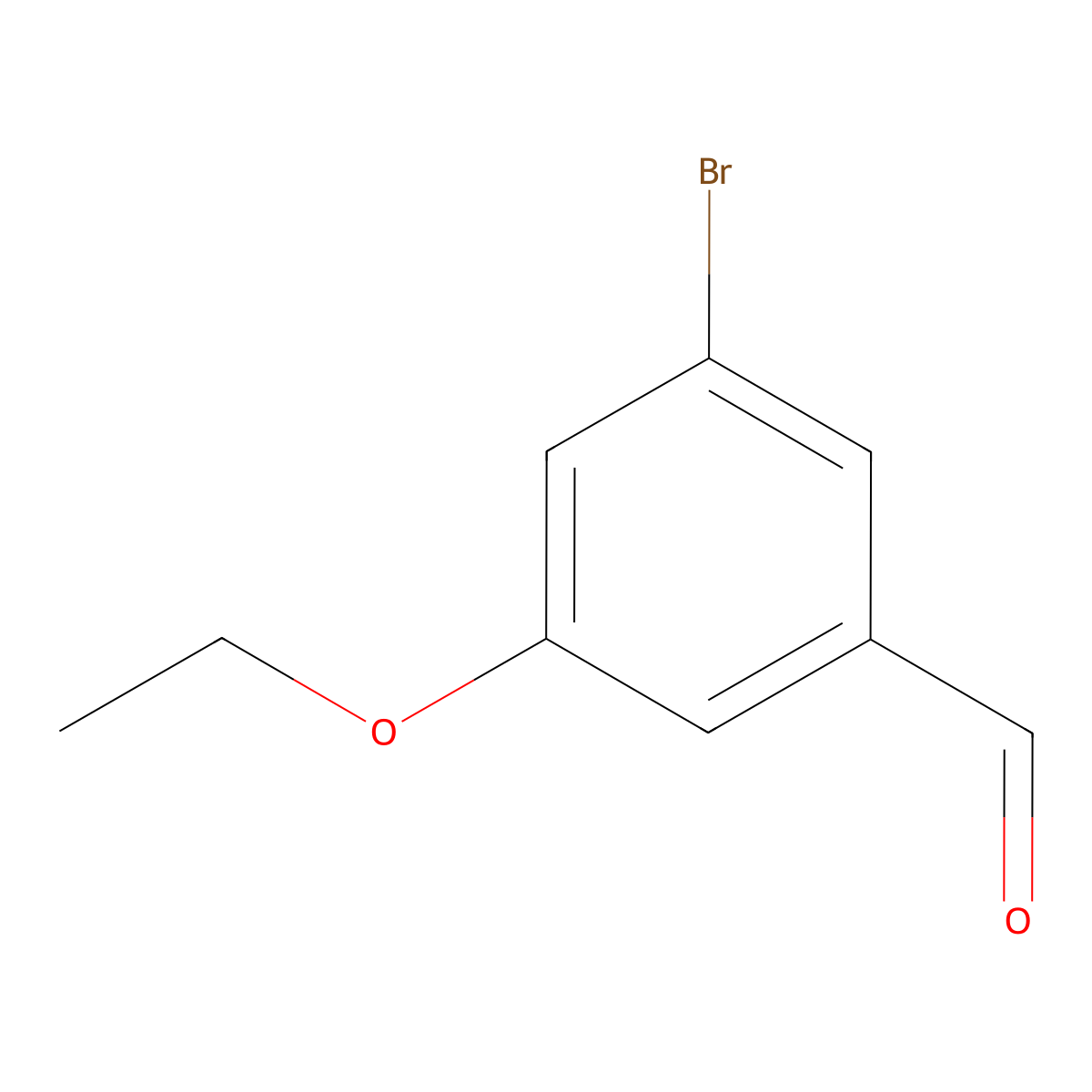 3-Bromo-5-ethoxybenzaldehyde molecular structure, CAS 1451391-72-2