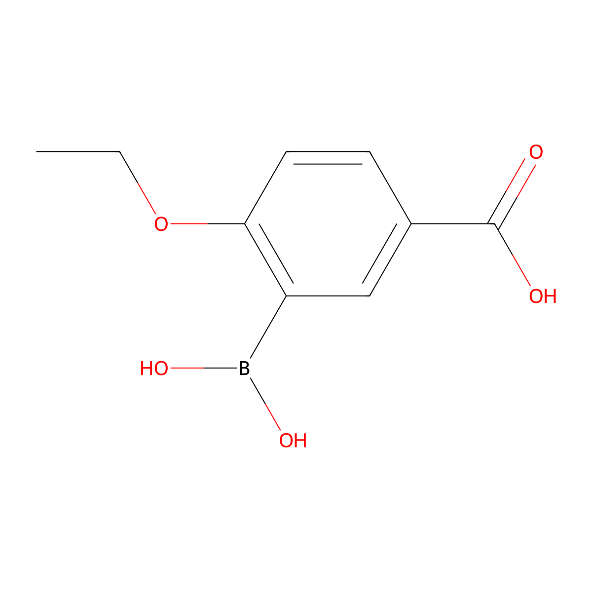 5-Carboxy-2-ethoxyphenylboronic acid molecular structure, CAS 1451391-73-3