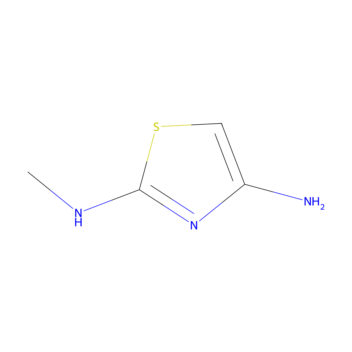 N2-Methylthiazole-2,4-diamine molecular structure, CAS 1451391-91-5