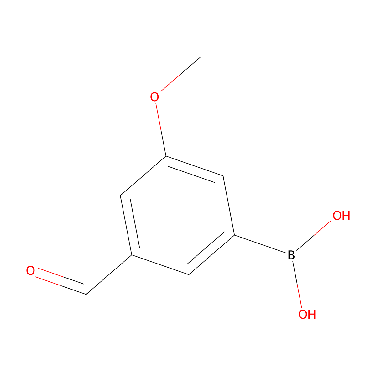 5-Formyl-3-methoxyphenylboronic acid molecular structure, CAS 1451392-09-8