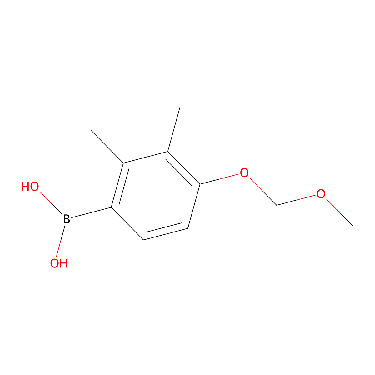2,3-Dimethyl-4-(methoxymethoxy)phenylboronic acid molecular structure, CAS 1451392-24-7