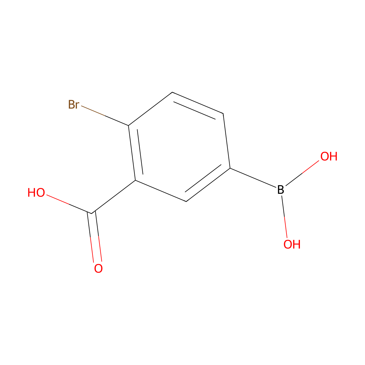 4-Bromo-3-carboxyphenylboronic acid molecular structure, CAS 1451393-32-0