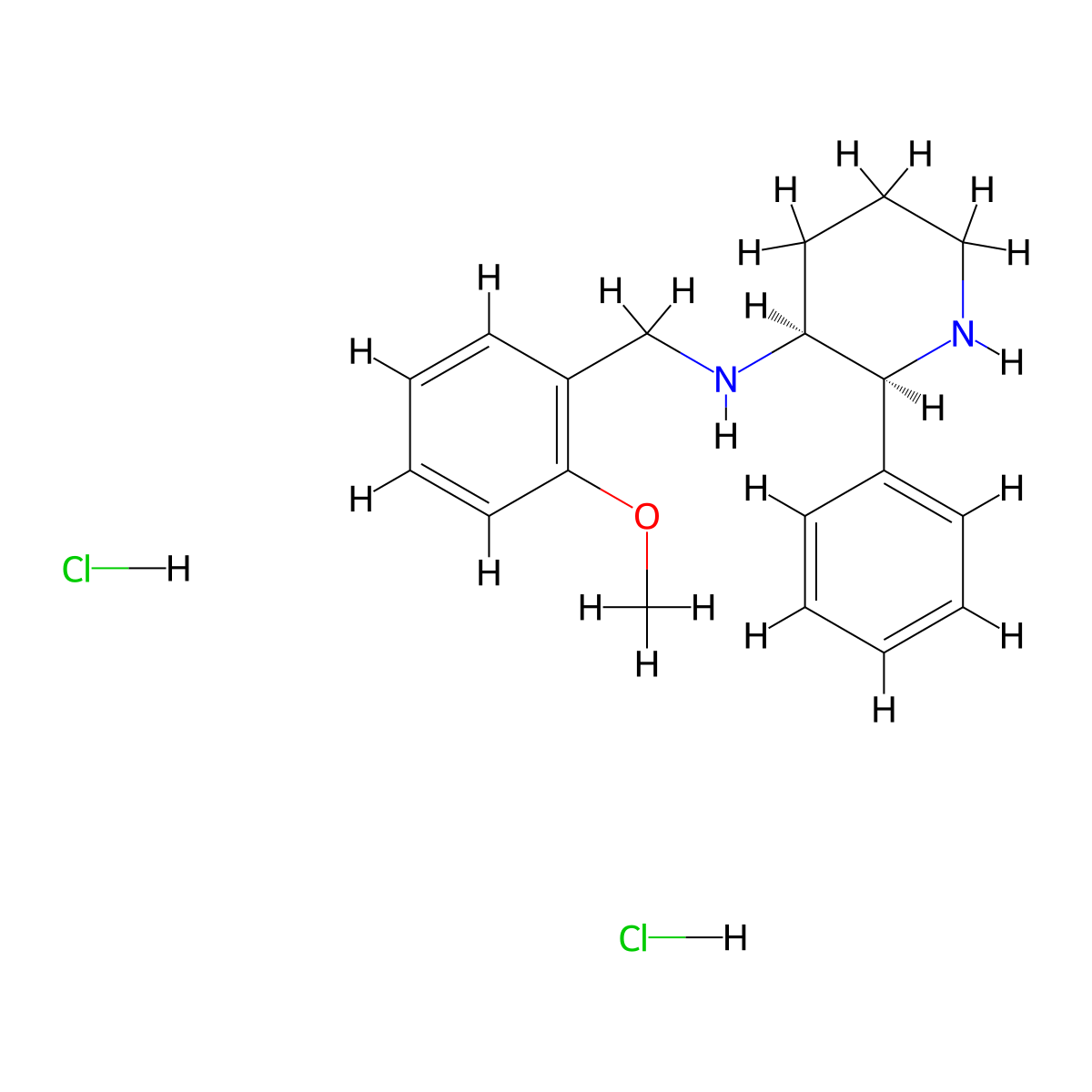 CP 99994 dihydrochloride molecular structure, CAS 145148-39-6