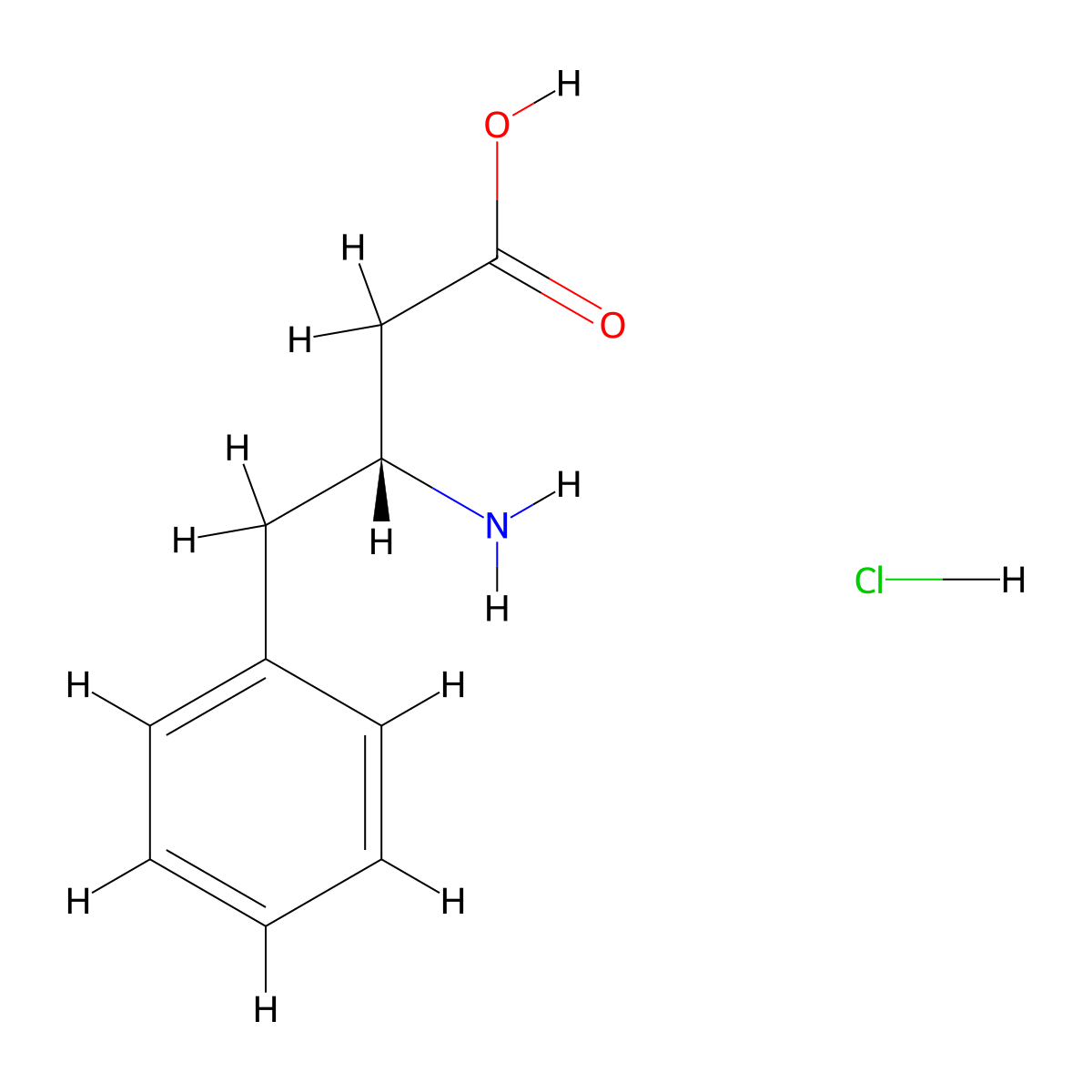 (3R)-3-amino-4-phenylbutanoic acid hydrochloride molecular structure, CAS 145149-50-4