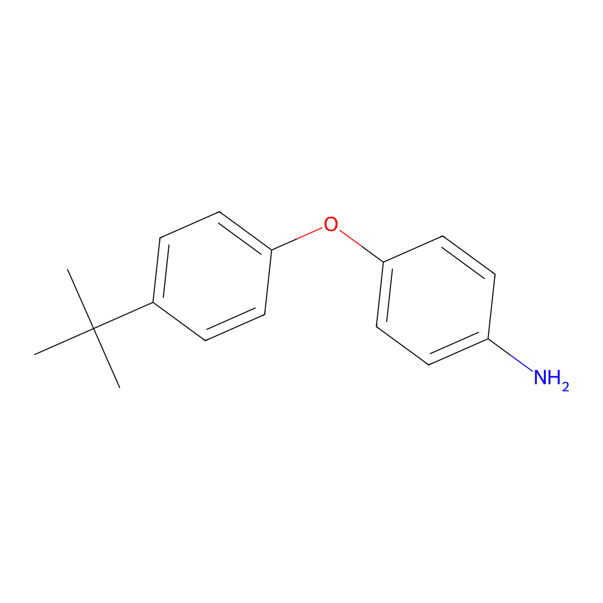 4-(4-Tert-butylphenoxy)aniline molecular structure, CAS 145157-87-5
