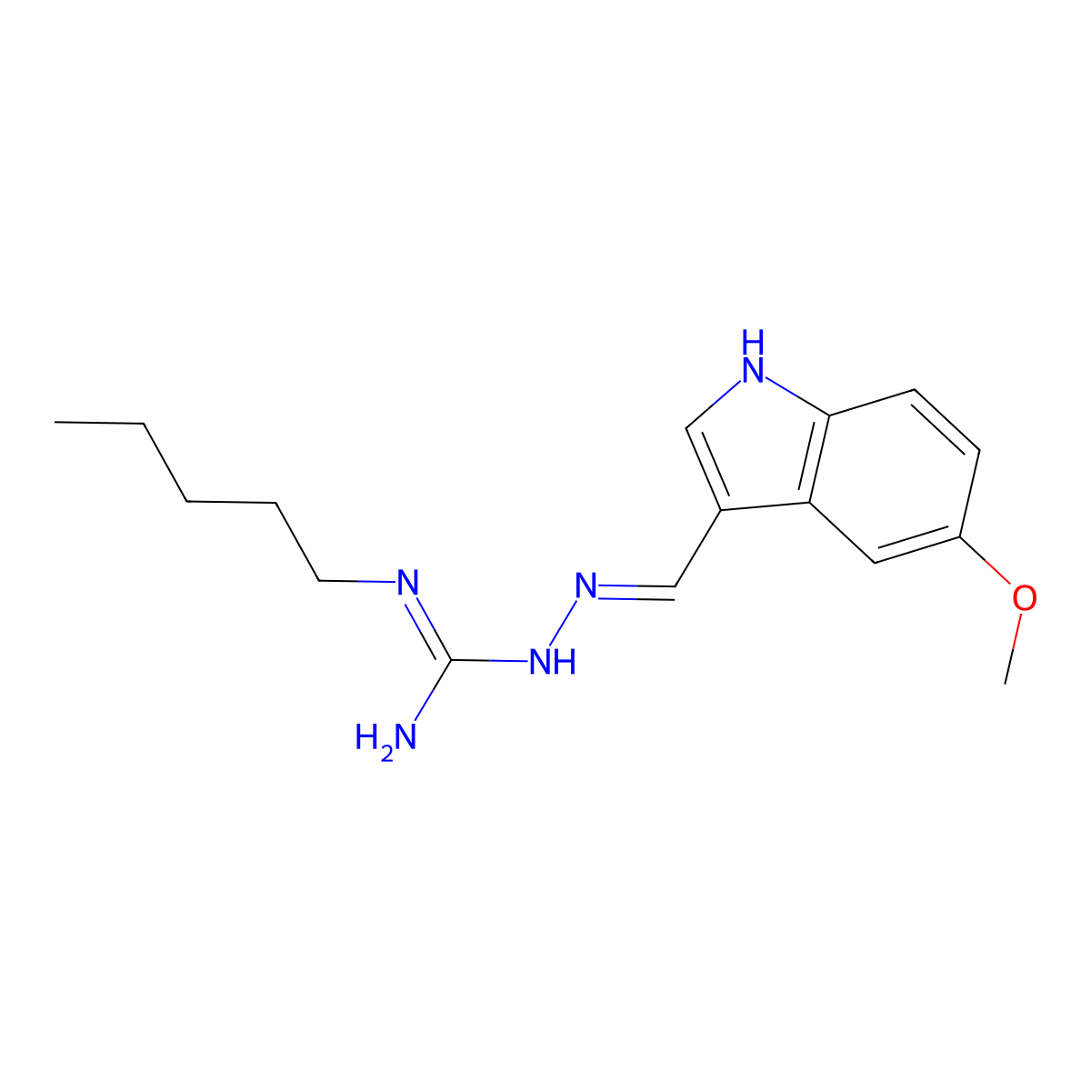 Tegaserod molecular structure, CAS 145158-71-0